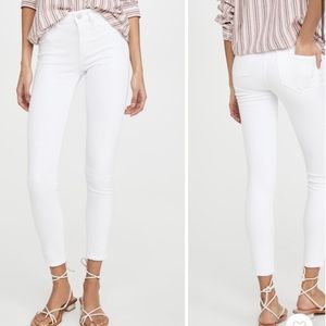 DL1961 Margaux White Skinny Jeans in Porcelain